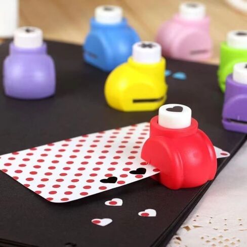 8pcs Craft Hole Punch Shapes Set, Craft Printing Shaper Puncher for Crafts, Scrapbooking, Card Making, Arts Crafts Punchers Supplies in Saudi Arabia