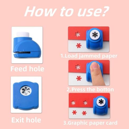 8pcs Craft Hole Punch Shapes Set, Craft Printing Shaper Puncher for Crafts, Scrapbooking, Card Making, Arts Crafts Punchers Supplies in Saudi Arabia