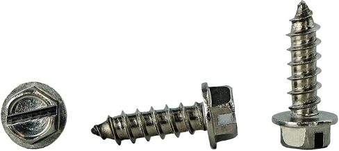#12 X 1 1/2 Stainless Steel Hex Washer Head w/Slot Sheetmetal Screw (3/4" to 2" in Listing) 100 pcs Sheet Metal Screws (#12x1 1/2 inch) in Saudi Arabia