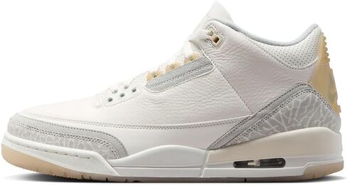Men's Jordan 3 Ivory Craft Size 9 Ivory/Grey Mist-Cream (FJ9479-100) in Saudi Arabia