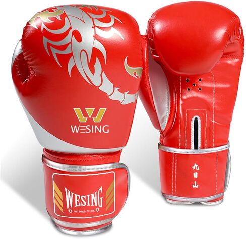 WESING Martial Arts Headgear Gloves Set Boxing Headgear 10oz Boxing Gloves for Men Women Kickboxing Sparring Training in Saudi Arabia