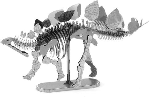 Metal Earth Stegosaurus Skeleton 3D Metal Model Kit Bundle with Tweezers Fascinations in Saudi Arabia