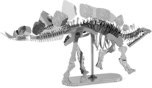 Metal Earth Stegosaurus Skeleton 3D Metal Model Kit Bundle with Tweezers Fascinations in Saudi Arabia