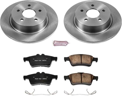 Power Stop KOE6398 Autospecialty Rear Replacement Brake Kit-OE Brake Rotors & Ceramic Brake Pads in Saudi Arabia