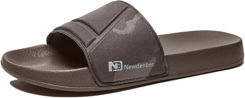 NewDenBer Men's Comfort Slide Sandals Lightweight EVA Rubber Slip on Sandals in Kuwait