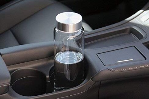 Kablo 32 oz Glass Water Bottle, Wide Mouth, BPA Free with Leak-Proof Stainless Steel Lid (1st Generation) in Saudi Arabia