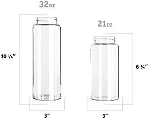 Kablo 32 oz Glass Water Bottle, Wide Mouth, BPA Free with Leak-Proof Stainless Steel Lid (1st Generation) in Saudi Arabia
