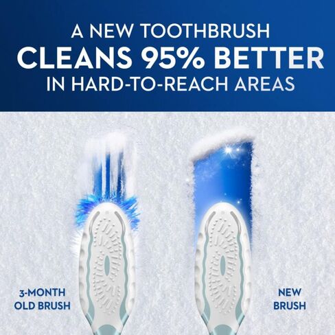 Oral-B CrossAction All In One Toothbrushes, Medium, 2 Count in Saudi Arabia
