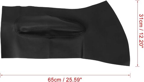 X AUTOHAUX Pair Beige Microfiber Leather Door Panel Armrest Cover Replacement for Volkswagen Beetle 1998-2010 in Saudi Arabia