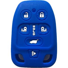 Rpkey 6 زر سيليكون دخول بدون مفتاح التحكم عن بعد مفتاح فوب غطاء حامي استبدال صالح ل 2011 2012 2013 هوندا أوديسي N5F-A04TAA 3248A-A04TAA 35118-TK8-A20 35118-TK8-A30 35118-TK8-A40