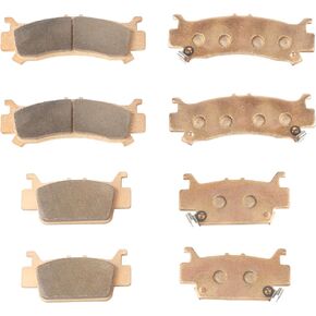 Sintered Brake Pads Front & Rear For Honda Pioneer 1000 2016-2024, Talon 1000 2019-2024, OEM# 06451-HL4-A01 06452-HL4-A01 06431-HL4-A01 06432-HL4-A01