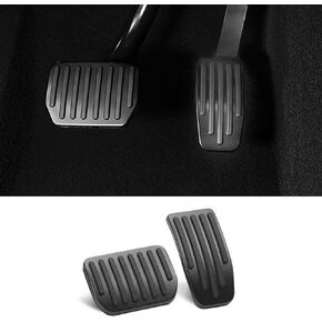 Foot Pedal Pad for 2016-2023 Tesla Model 3/Y Nonslip Pedal Upgraded Aluminum Alloy Brake Pedal Covers Replacement Accessories - Silver