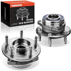A-Premium 2 x Front Wheel Bearing and Hub Assembly with 5-Lug Compatible with Chevrolet Equinox 2018-2021 & GMC Terrain 2018-2022
