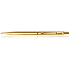 Parker Classic Gold GT Ball Pen, Black Ink, Medium Point, Gold Plated Body