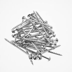 Milescraft 5216 Wood Pocket Hole Screws - #7 x 2-1/2" Washer Head with Coarse Thread (1000pc.), Torx Drive Self-Tapping, for Indoor Use