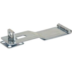 851396 4-1/2-Inch Swivel Staple Safety Hasps, Zinc Plated