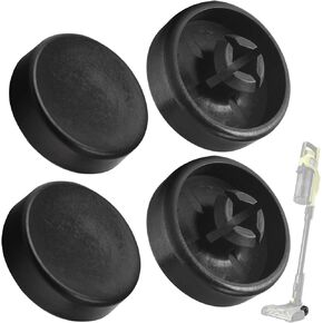 4 Pack Upgraded Replacement Wheel for Ryobi Cordless Stick Vacuum 18v One+ Hp & 18v One+ PCL720K, PBLSV716K, Replacement Cordless Vacuum Cleaner Wheels
