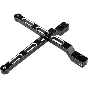 1 Pair 9.84" Chrome Motorcycle Extended Heel Toe Shift Shifter Lever Arms Fit for Harley Softail FL Touring Electra Road Glide Trike