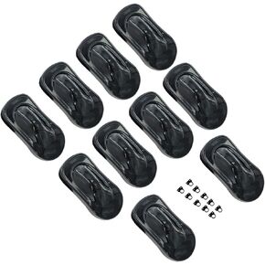 10PCS ABS Plastic Car Display Speed Shapes for auto Painting Wrapping Sample Exhibition Display Black