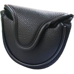 1pcs PU Leather Magnet Golf Mallet Putter Head Cover Golf Club Putter Headcover Mallet Cover with Magnetic Closure