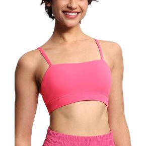THE GYM PEOPLE Women's Adjustable Spaghetti Strap Sports Bras Wirefree Workout Tops with Removable Padded