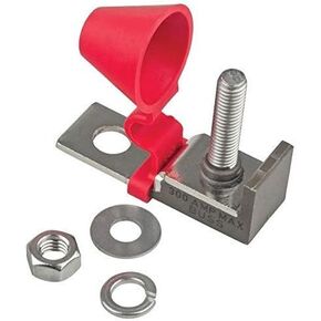 – MRBF Terminal Fuse Block (Fuse Not Included) - Single Stud - Compact Mount for Marine Rated Battery Fuse