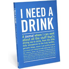 Knock Knock I Need A Drink Inner-Truth Journal (Large, 7 x 9.5-inches)
