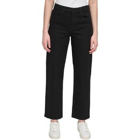Calvin Klein Women High Rise Straight Leg Jean