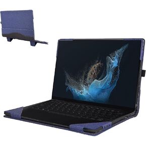 Laptop Cover for Samsung Galaxy Book 2 360 |Book 2 Pro 360|Book 2 pro 360 | Book 3 360|Chromebook 13 XE930QCA/Book Flex 13.3 NP930QCG PU Detachable Case (13.3inch, Dark Grey)