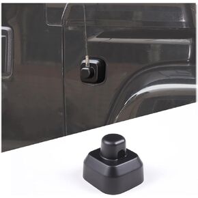 Antenna Base Cover Trim Compatible with Hummer H3 2005-2009, ABS Side Antenna Base Bezel Cover Antenna Mount Decoration, 1PCS (Bright Silver)