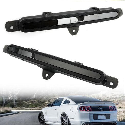 NSLUMO Led استبدال ضوء الفرامل الثالث لـ F-ord Mustang 2010 2011 2012 2013 2014 S197 شريط أحمر LED مركز الفرامل الثالث مصباح توقف عالي التركيب عدسة مدخنة CHMSL AR3Z13A613A in Saudi Arabia
