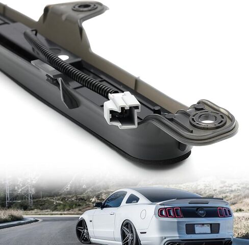NSLUMO Led استبدال ضوء الفرامل الثالث لـ F-ord Mustang 2010 2011 2012 2013 2014 S197 شريط أحمر LED مركز الفرامل الثالث مصباح توقف عالي التركيب عدسة مدخنة CHMSL AR3Z13A613A in Saudi Arabia