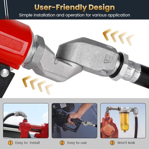 1 بوصة دوارة الوقود، خرطوم الوقود دوار مرن متعدد الطائرات تجهيزات خرطوم نقل الوقود لخزان الوقود مضخة خرطوم فوهة نقل الديزل والبنزين الكيروسين in Kuwait