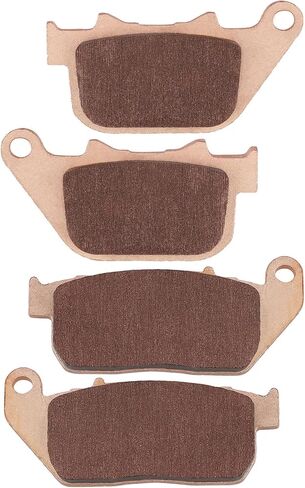 وسادات الفرامل الأمامية والخلفية لـ Harley Davidson Sportster 1200 883 XL1200C XL883 2004-2013، XL 1200 L Sportster Low 2007-2011 معدن ملبد in Kuwait