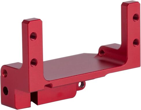 SCX10 III Servo على حامل المحور، AR45P Portal Axle 4-Link Suspension لسيارة 1/10 RC الزاحفة SCX10 III أجزاء ترقية من سبائك الألومنيوم (أحمر) in Kuwait