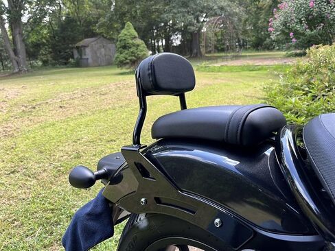 Sissy Bar for Honda Rebel CMX 1100 CM 1100 2021 2022 2023, Motorcycle Passenger Rear Backrest Pad for Honda CMX1100/CM1100 21-23, Black (Black) in Saudi Arabia