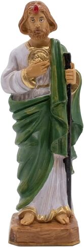 6" Holy Saint Figurine Statue | Religious Home Decoration | Great Catholic Gift for Baptism, First Holy Communion, Confirmation, and Housewarming | Made in Italy (St. Rocco) in Saudi Arabia