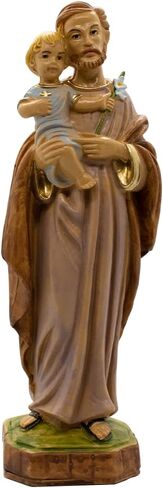 6" Holy Saint Figurine Statue | Religious Home Decoration | Great Catholic Gift for Baptism, First Holy Communion, Confirmation, and Housewarming | Made in Italy (St. Rocco) in Saudi Arabia