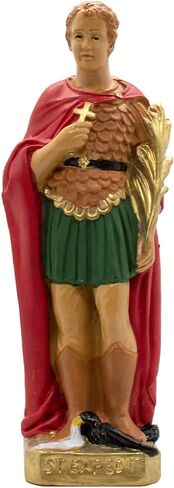 6" Holy Saint Figurine Statue | Religious Home Decoration | Great Catholic Gift for Baptism, First Holy Communion, Confirmation, and Housewarming | Made in Italy (St. Rocco) in Saudi Arabia