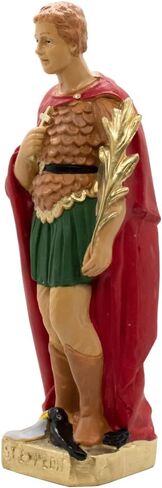 6" Holy Saint Figurine Statue | Religious Home Decoration | Great Catholic Gift for Baptism, First Holy Communion, Confirmation, and Housewarming | Made in Italy (St. Rocco) in Saudi Arabia
