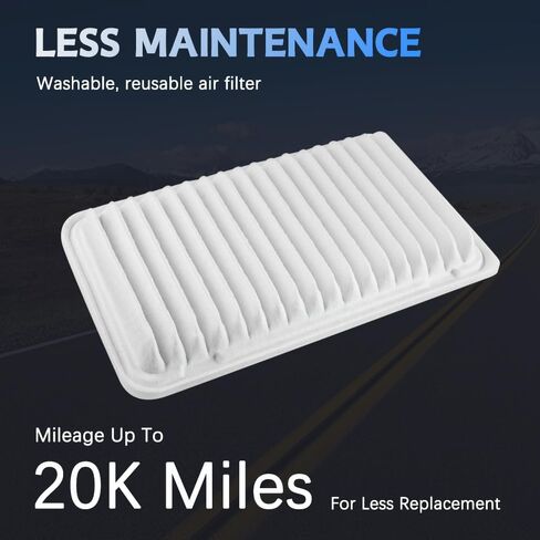 فلتر هواء المحرك KEDAKEJI، (CA9360) فلتر هواء المحرك متوافق مع تويوتا كامري هايلاندر سيينا سولارا (04-08)، لكزس ES300 ES330 RX330 RX350 in Kuwait