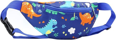 Kids Baby Boys Girls Fanny Pack Cartoon Dinosaur Purse Waist Pack Belt Bum Bag for Travel,Hiking,Sports (B-Green) in Saudi Arabia