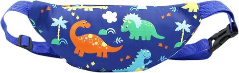 Kids Baby Boys Girls Fanny Pack Cartoon Dinosaur Purse Waist Pack Belt Bum Bag for Travel,Hiking,Sports (B-Green) in Saudi Arabia