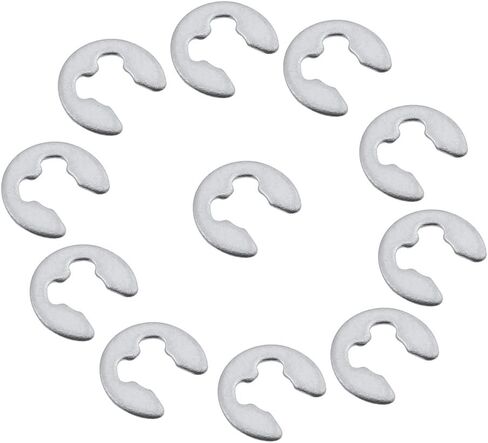 Hobbypark 100-Pack 1/8" E-Clips 2.5mm Fastener Sliver for HSP Redcat Team Associated Axial Traxxas Exceed RC Model Car Hardware Parts Replacement in Saudi Arabia