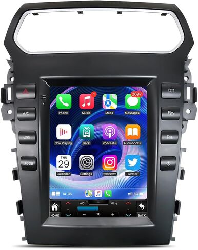 راديو ستيريو للسيارة Ford Explorer 2011-2019 - شاشة لمس 10.4 بوصة 5G 8-Cores Head Unit مع Carplay Android Auto 4+64GB in Kuwait