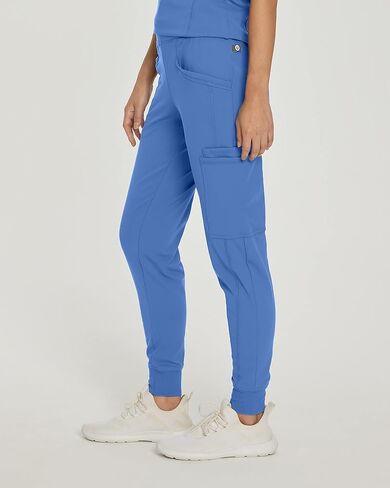 Urbane Impulse Slim Fit Ultra Stretch 8-Pkt Jogger Scrub Pants for Women 9211LKA Ceil in Saudi Arabia