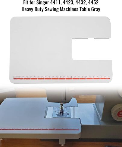 Sewing Machine Extension Table Fit for Singer 4411 4423 4432 4452 5511 5523 Heavy Duty Sewing Machines, Grey Collapsible in Saudi Arabia