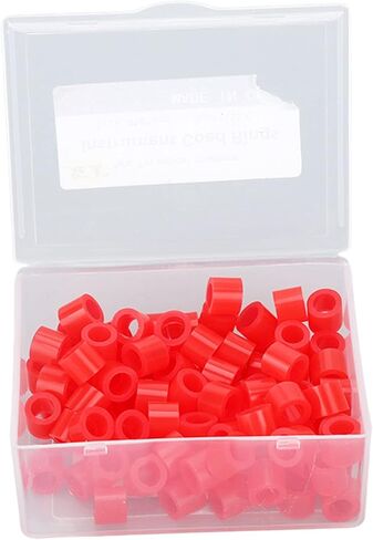 حلقات رمز لون الأسنان، 100 قطعة حلقات رمز لون الأسنان، شريط صلابة قوي قابل للتعقيم لتمييز أدوات طب الأسنان in Kuwait