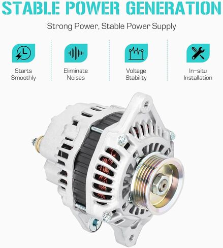 Alternator Compatible with Honda Fit 1.5L 2007 2008, ‎A005TB1391 31100-RSH-004 AHGA69 400-48080 AMT0205 2-11177 11177 11177N in Saudi Arabia