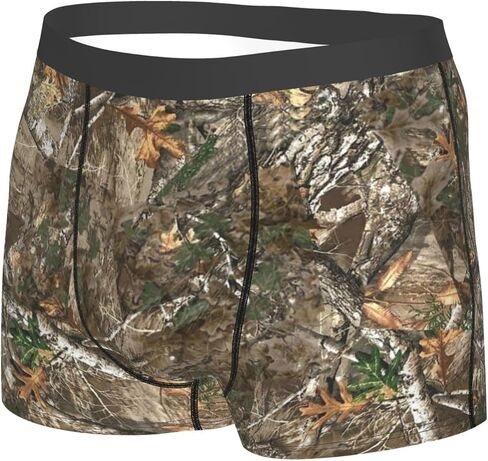 Camouflage Mens Boxer Briefs Underwear Soft Comfortable Breathable Stretchy Dimensional Cut Single Pack in Saudi Arabia
